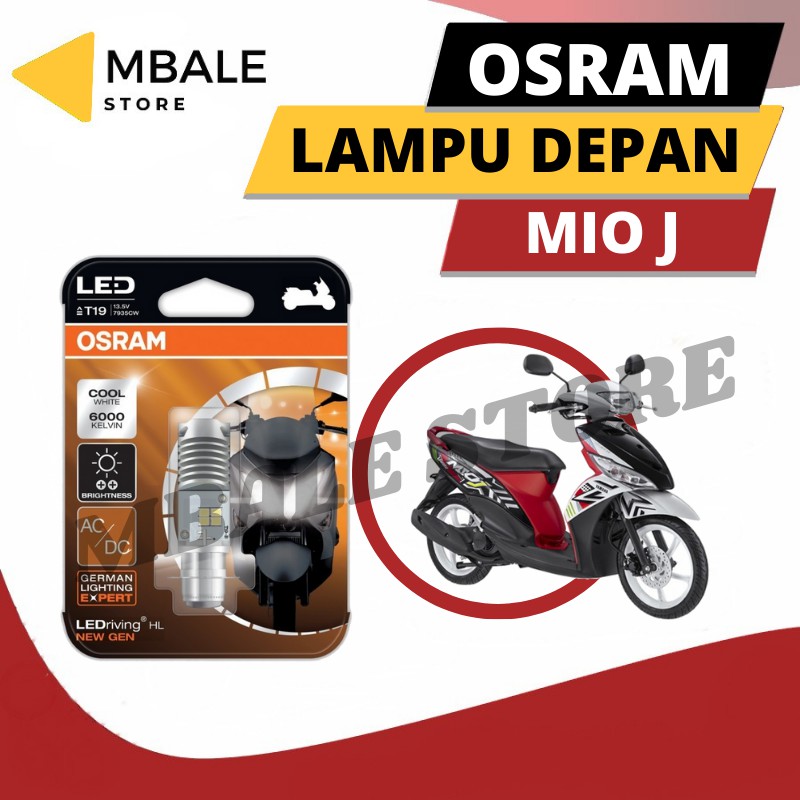 Lampu depan LED Motor MIO J original Osram AC/DC