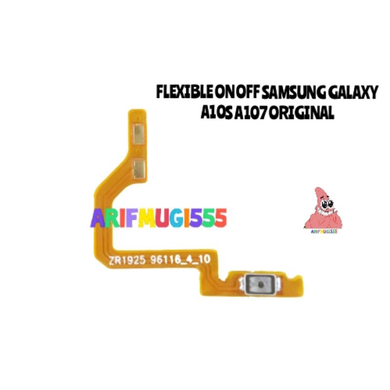 FLEXIBLE FLEXIBEL ON OFF SAMSUNG GALAXY 10S A107 ORIGINAL