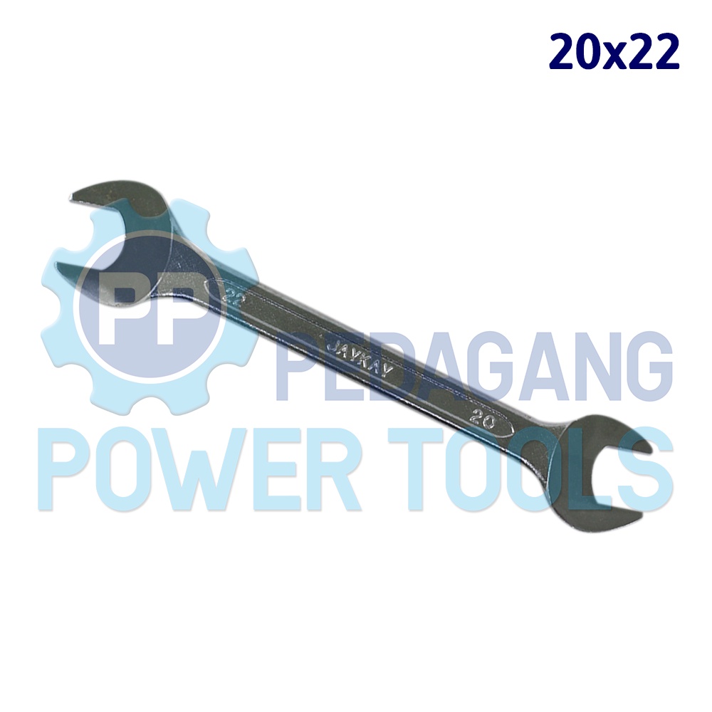 CUCI GUDANG JAYKAY KUNCI PAS 20 x 22 MM 20x22 DOUBLE OPEN END WRENCH