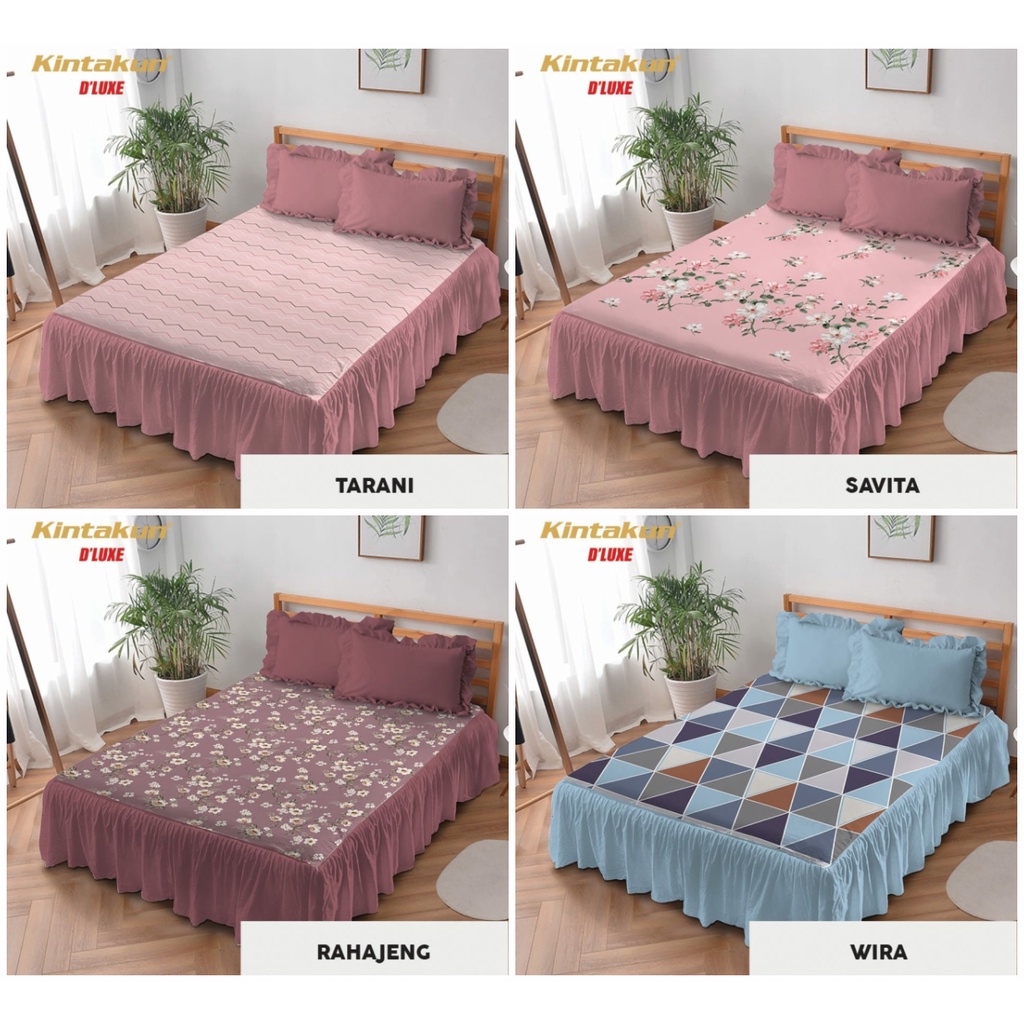 Sprei Kintakun D'luxe King Rumbai Ukuran 180x200