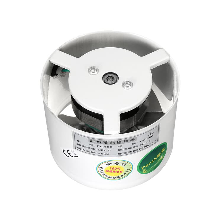 Ori 4 Inline Duct Fan Booster Exhaust Blower Air Cooling Vent