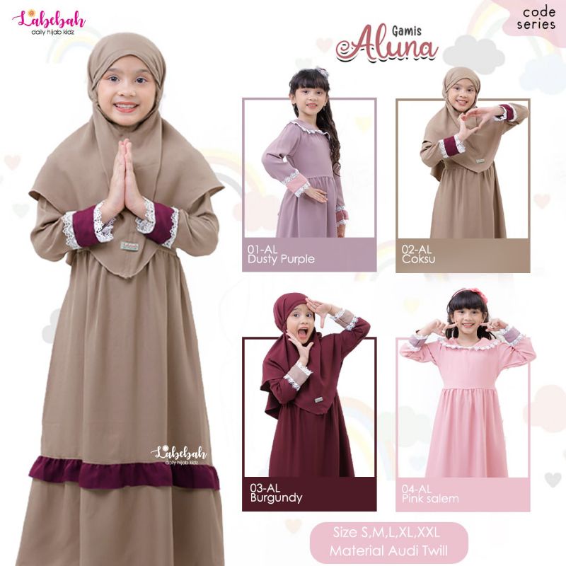 LABEBAH-Gamis set ALUNA Kidz