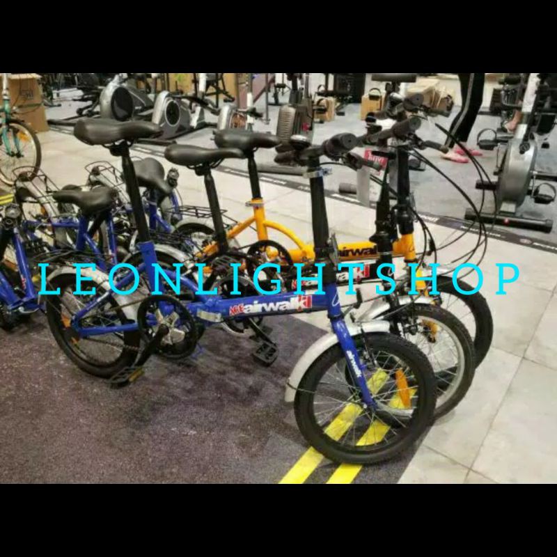 ACE AIRWALK SEPEDA LIPAT 16 INCI 1 SPEED/FOLDING BIKE/ FDB AIRWALK JEDI 16 INCI/SEPEDA LIPAT MURAH