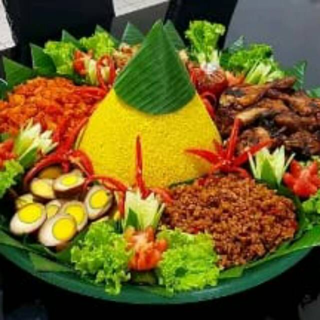  Nasi Tumpeng Bandung  porsi 10 25orang Shopee Indonesia