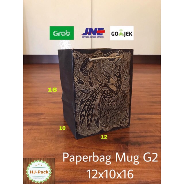 

PAPERBAG MUG MOTIF UK 12X10X16CM / TAS KERTAS MOTIF / GOODIEBAG MOTIF ISI 20PCS MINIMAL ORDER 20PCS