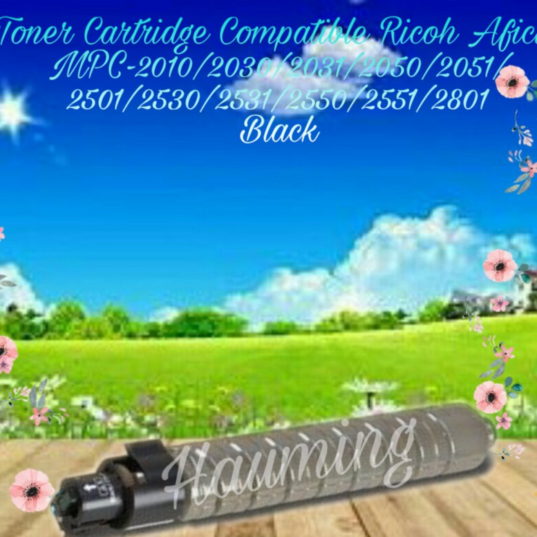 Toner Cartridge Compatible Ricoh Aficio MP C2010 C2030 C2031 C2050 C2051 C2501 C2530 C2551 Black