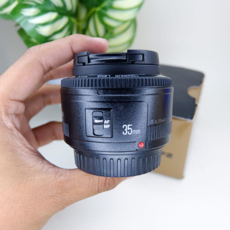 Lensa fix canon YONGNUO 35mm f2 canon