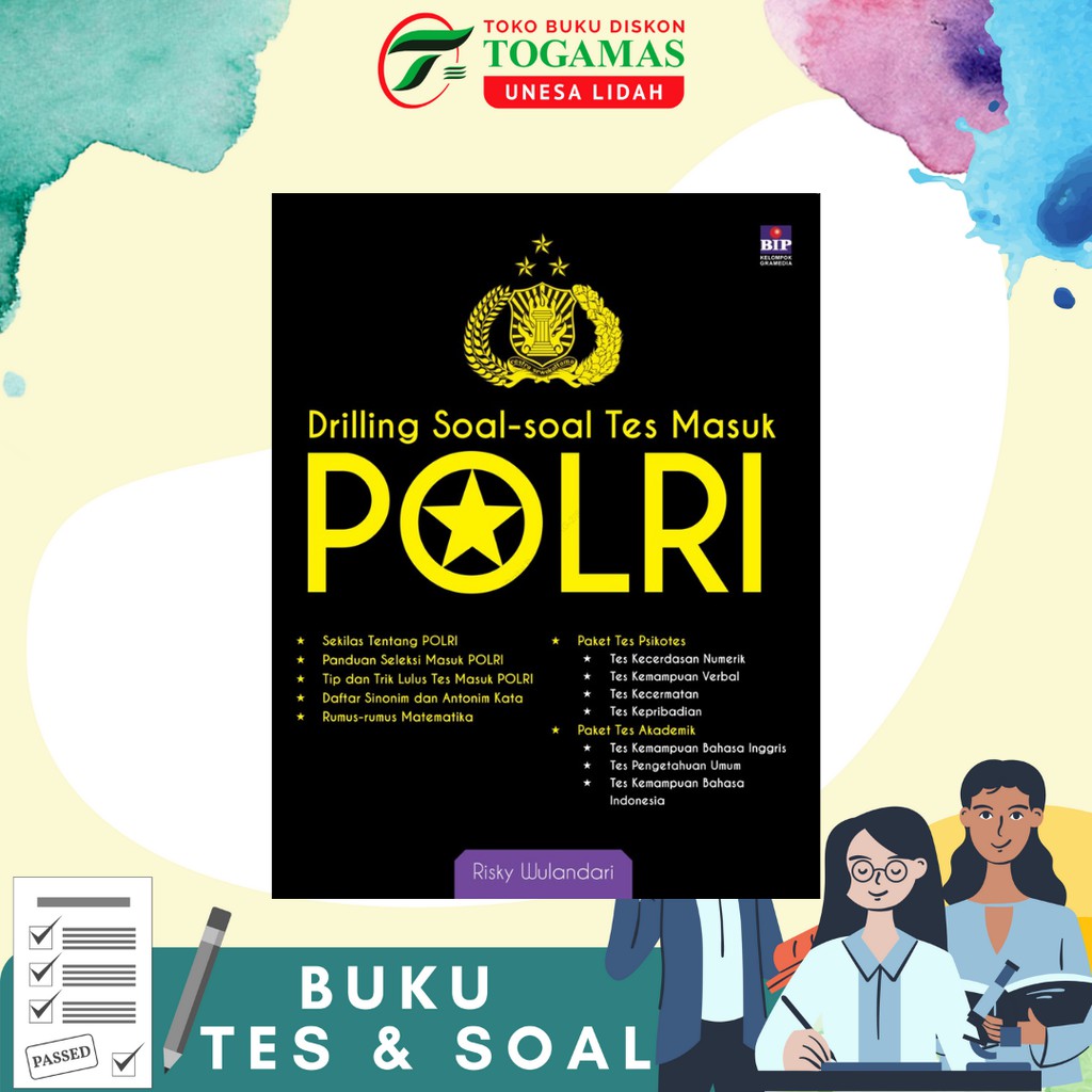 BUKU DRILLING SOAL-SOAL TES MASUK POLRI EDISI REVISI (COVER 2022)