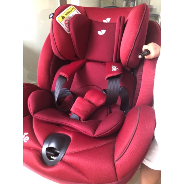 Red Carseat joie Meet stages (preloved like new)