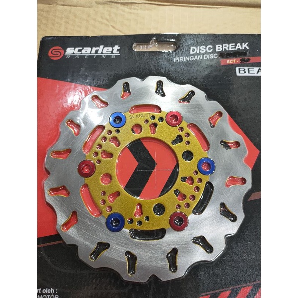 piringan disk cakram depan standar variasi honda beat vario scoopy all matic 4 baut floating cnc
