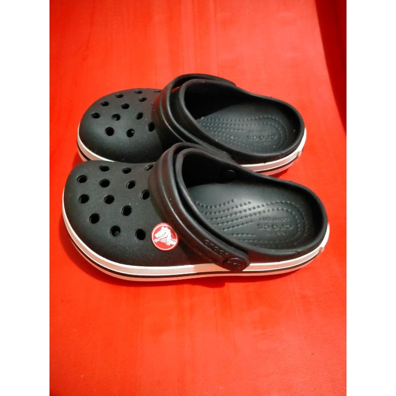Preloved Crocs Kids Original Preloved Crocs Anak Preloved Crocs Baby Original Black