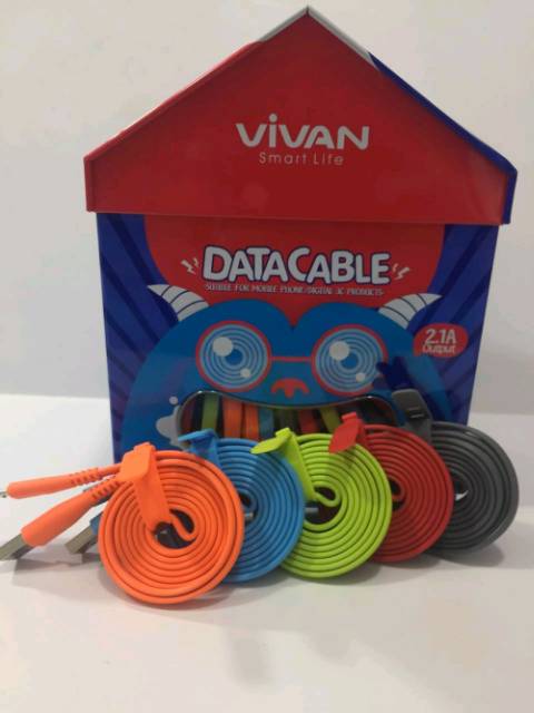 Kabel Data Vivan CSL100 Lightning USB Toples Murah