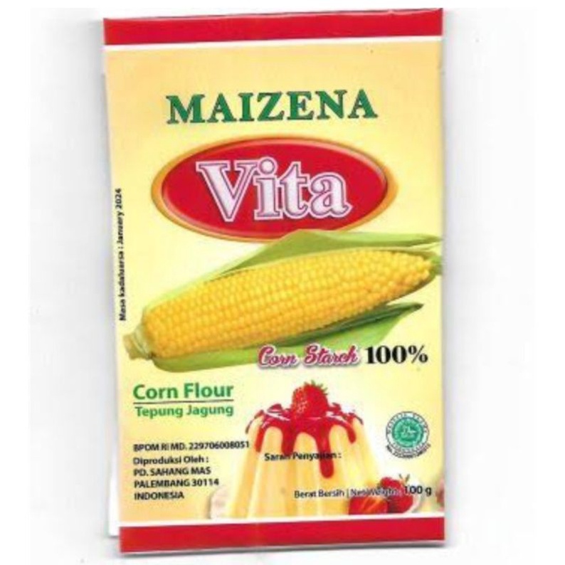 Tepung Jagung Vita Maizena 100gr per pack (5 bh)