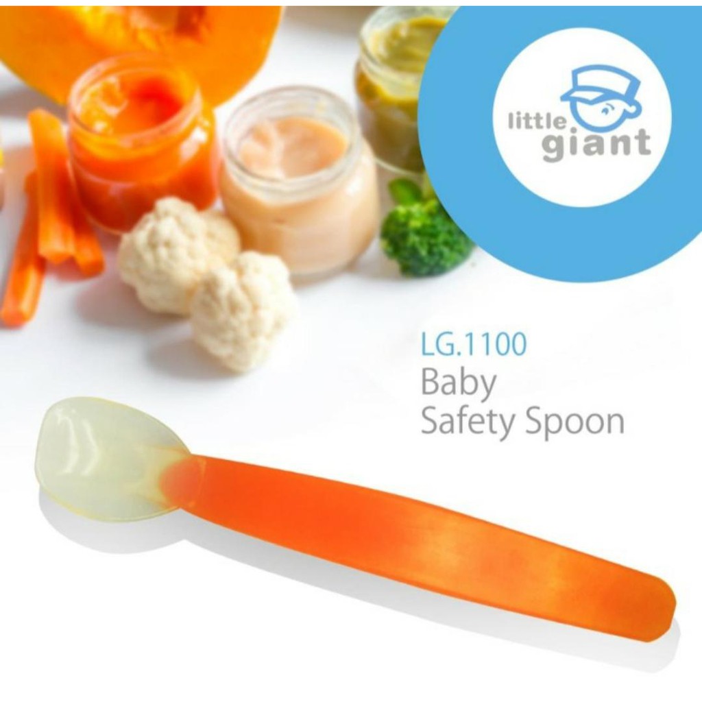 Little Giant LG 1100 Baby Safety Spoon Sendok Makan Bayi