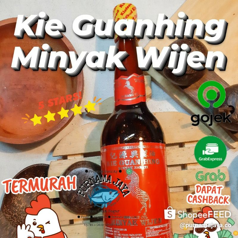 

Kie Guanhing Minyak Wijen 600ml sesame oil