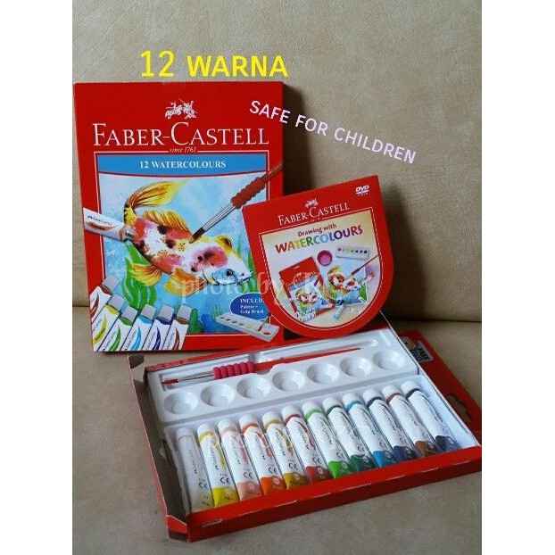 

Atk0066Fc (Isi12Warna Cat Air Watercolour 121004N Faber Castell