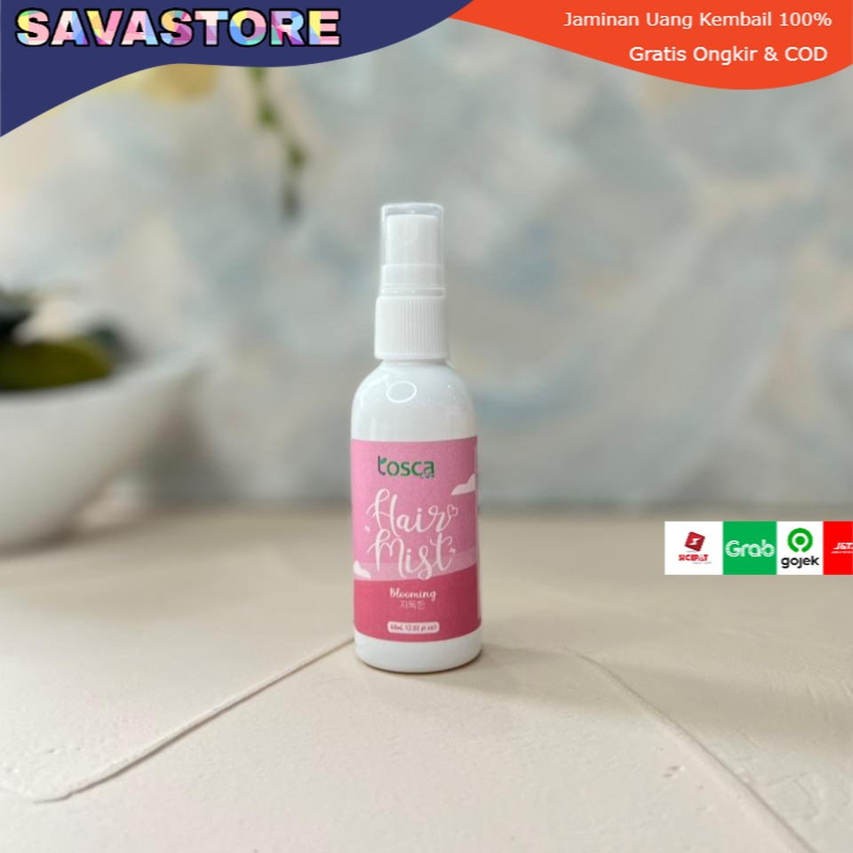 Spray Parfum Pengharum Rambut (Nutrisi dan Pelembut) Hair Mist TOSCA