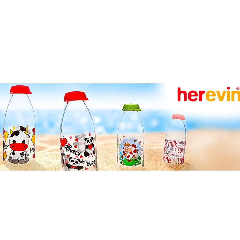 HEREVIN BOTOL SUSU 1000ML / BOTOL SUSU / BOTOL KACA 1000 ML