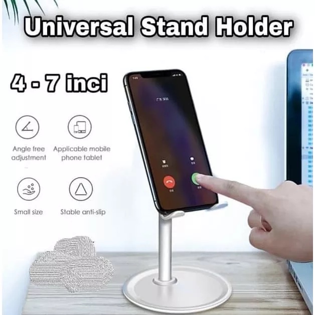 Jual Desktop Support Phone Stand K Holder Mount Universal Holder Hp Dudukan Hp Tatakan