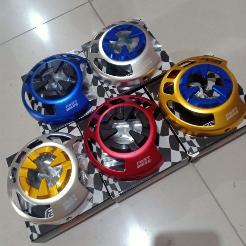 Tutup Kipas Full Cnc Fast bikes Universal Pnp ( Tinggal Pasang ) Beat / Vario / Scoopy / Nouvo / Fino / Mio  Me