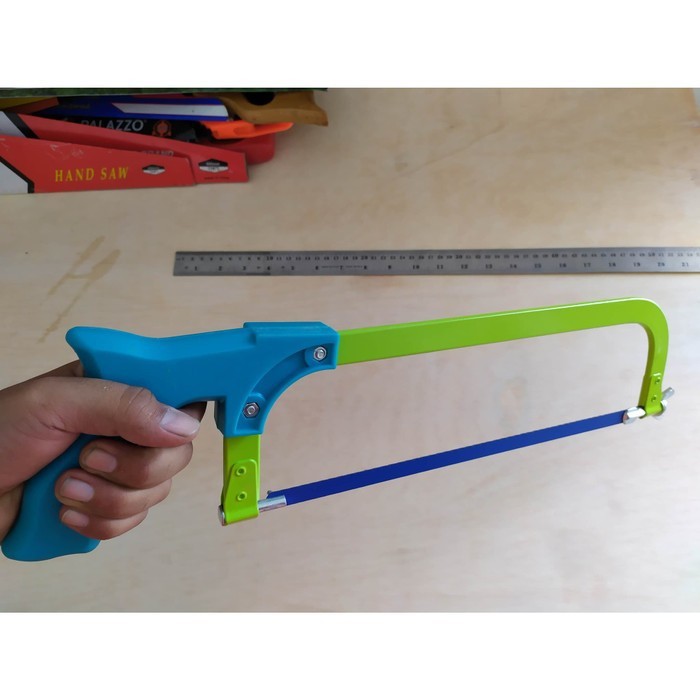 Gagang Gergaji Besi / Hacksaw Frame Model Petak Cab Gagang Pvc