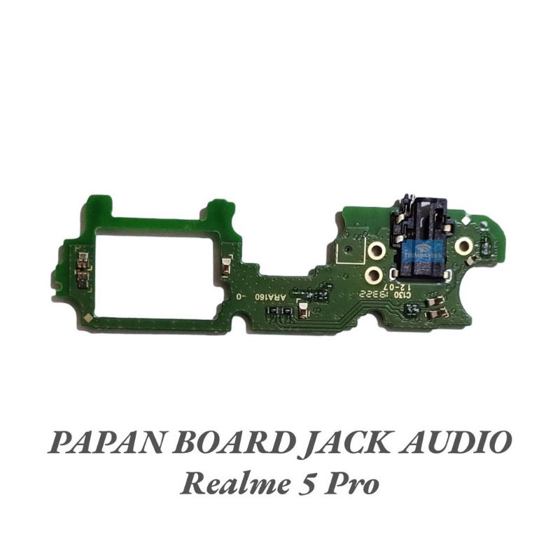 Papan Pcb Board Jack Audio Handsfree Headset Mic Realme 5 Pro Original