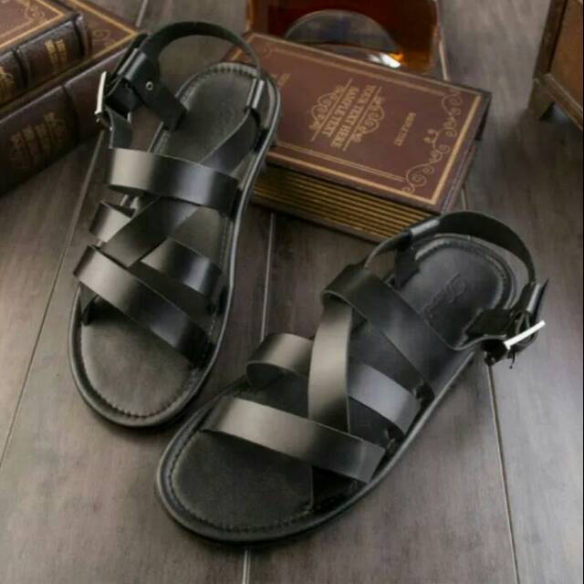 Sendal Pria / Sendal Gladiator Pria / Sendal Pria Kulit