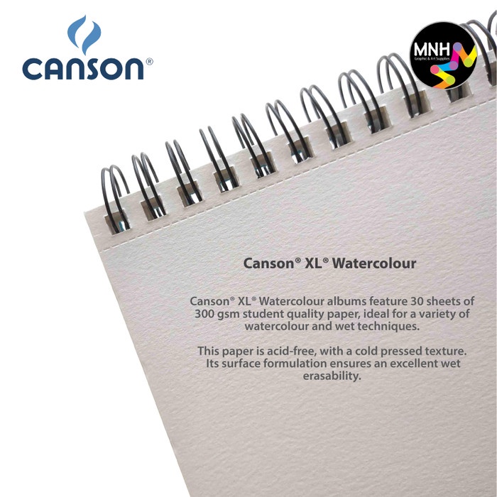 

Sketsagambar- Drawing Book Canson Xl Aquarelle 300G A3 - A5 - Ukuran A4 -Buku-Gambar-Sketsa.