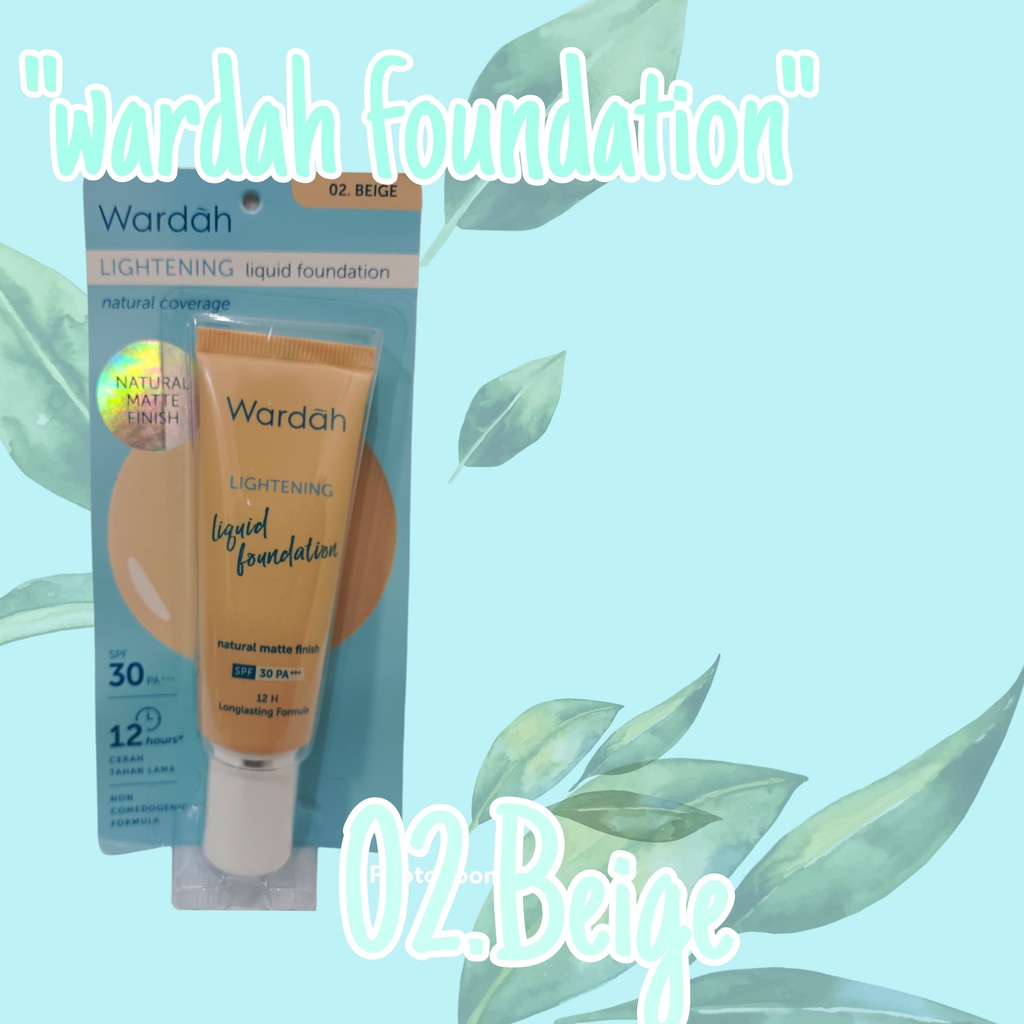 Wardah Lightening Liquid Foundation BPOM Halal | Liquid Foundation (GROSIR)