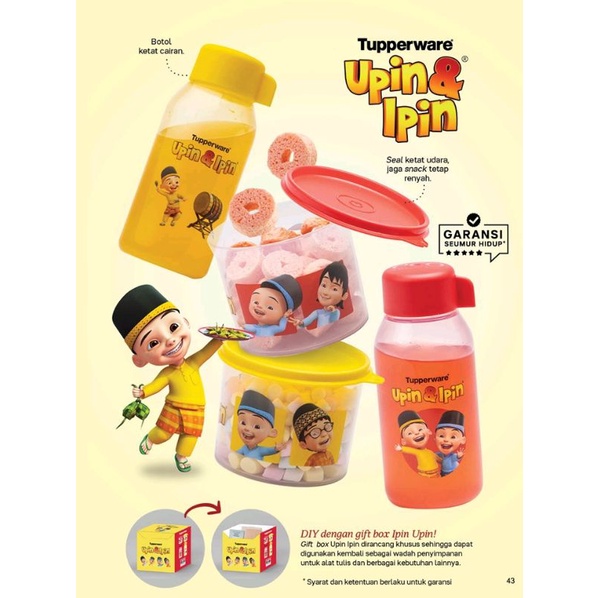 Upin Ipin Snack Set