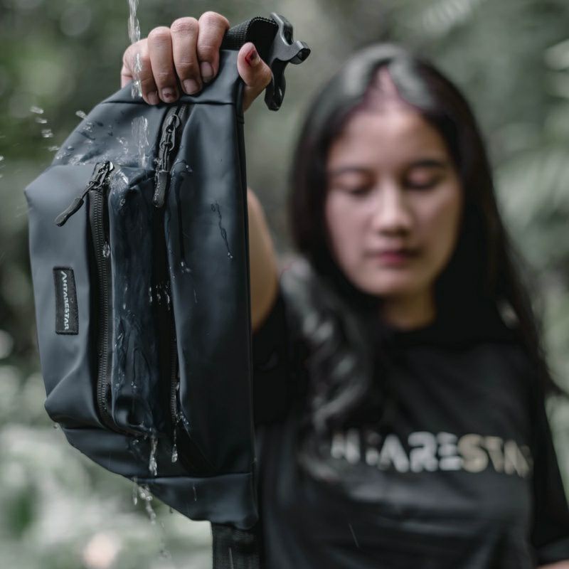 Tas Waistbag Pria Premium Waterproof Terbaru Tas Pinggang Selempang serbaguna