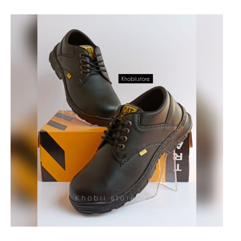 sepatu safety boots pria ujung besi