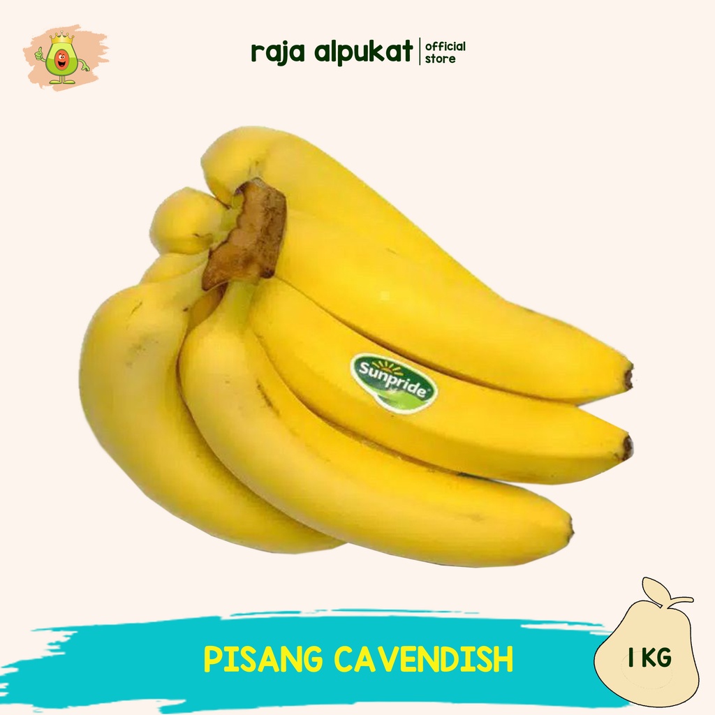 

Buah Pisang Cavendish Sunpride Non GMO & Free Pesticide Residue (1KG)