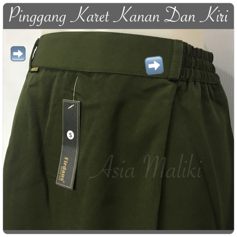 Rok Bahan Merk FIRDAUS Rok KURNIA YS  Rok dasar Rok A (ADA KANTONG DAN PINGGANG KARET)-2