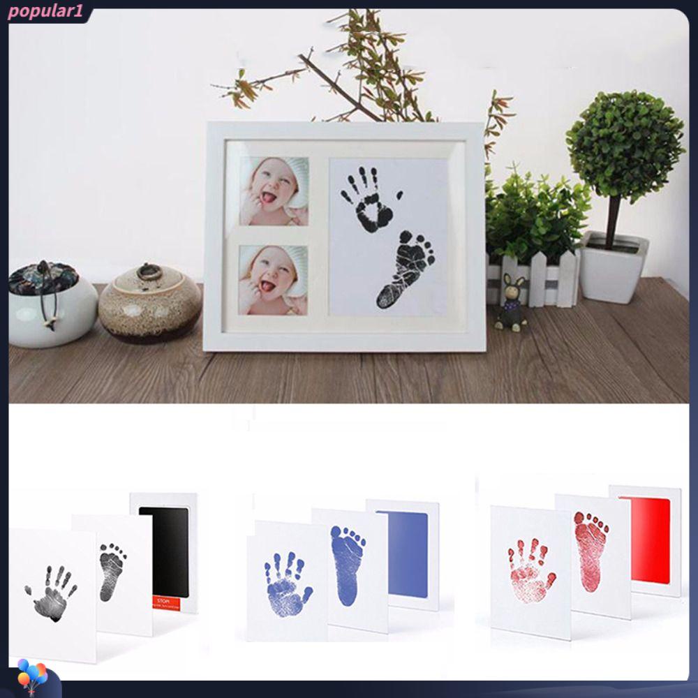 POPULAR Newborn Pad Toys Hand and Foot Print Footprint Imprint Non-Toxic Photo Frame Ornaments DIY Handprint Baby Care Baby Souvenirs Printing Oil