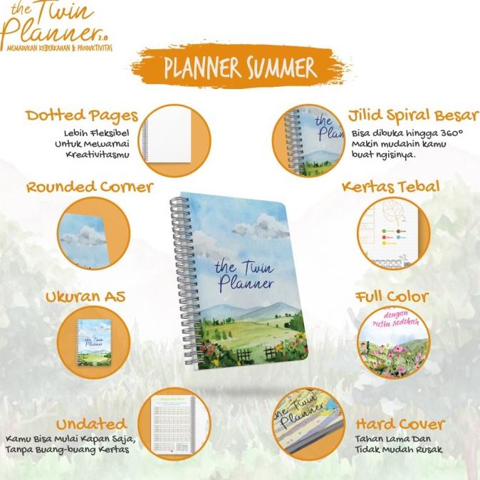 

The Twin Planner - Perjalanan Menuju Keberkahan Agenda Muslimah Sejati