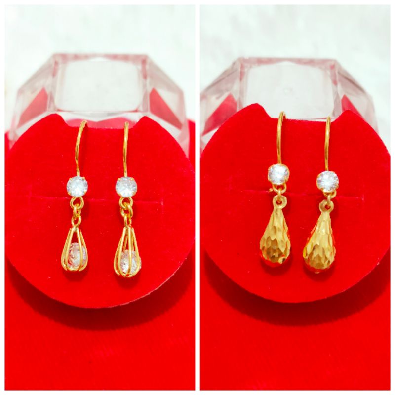 ANTING KAIT PERAK 925 LAPIS EMAS 24K