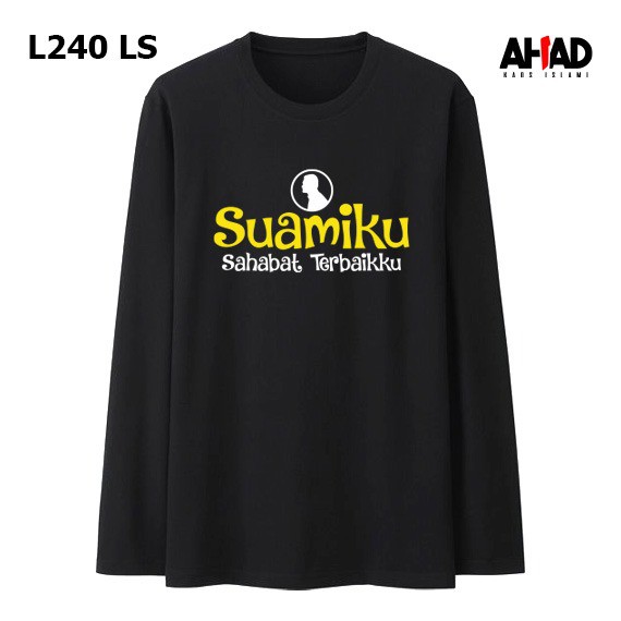 Kaos islami ahad-Suamiku sahabat terbaikku-L240