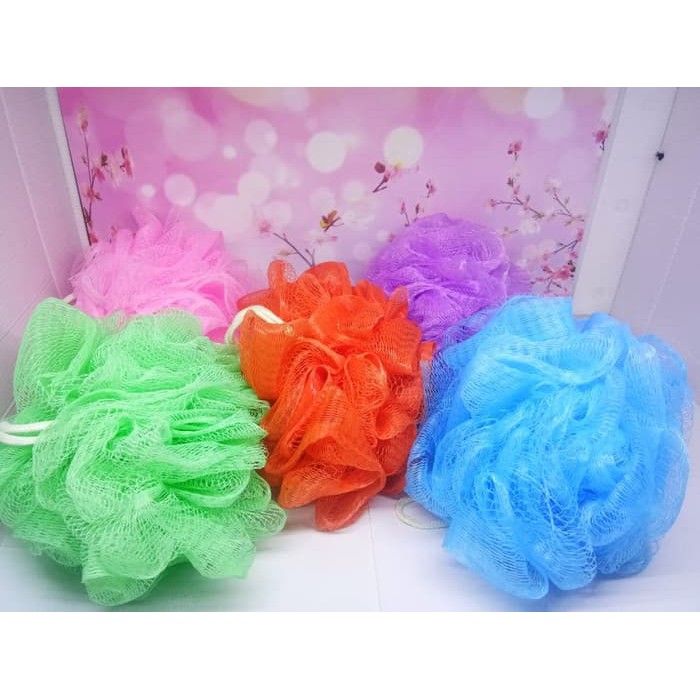 Spon Mandi Single Warna Bath Sponge Sponge Mandi