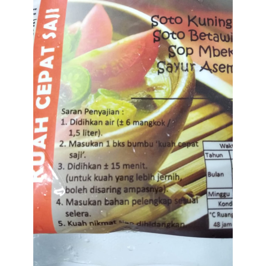 

ANEKA BUMBU SOTO VEGETARIAN 160GR