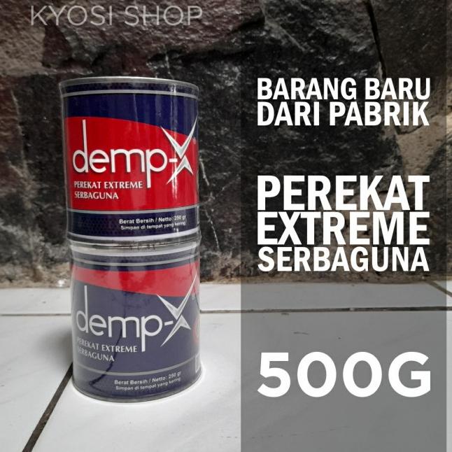 

Lem Perekat Extreme Serbaguna Dempx 500Gr Kering Dan Basah Dalam Air