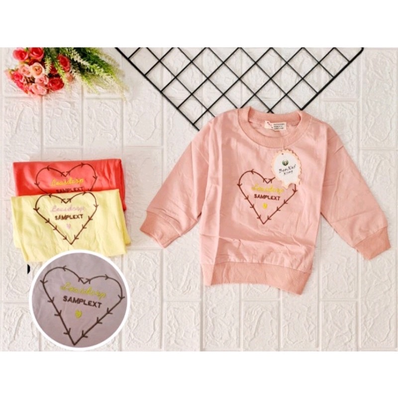 PAKET HEMAT 3 PICS Sweater Anak Perempuan Import Usia 3 Bulan - 3 Tahun/ Pakaian Anak 100% Import Katun