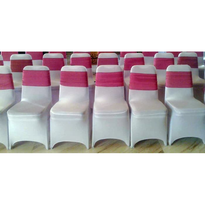 Kursi Futura Cover Putih Pita Pink