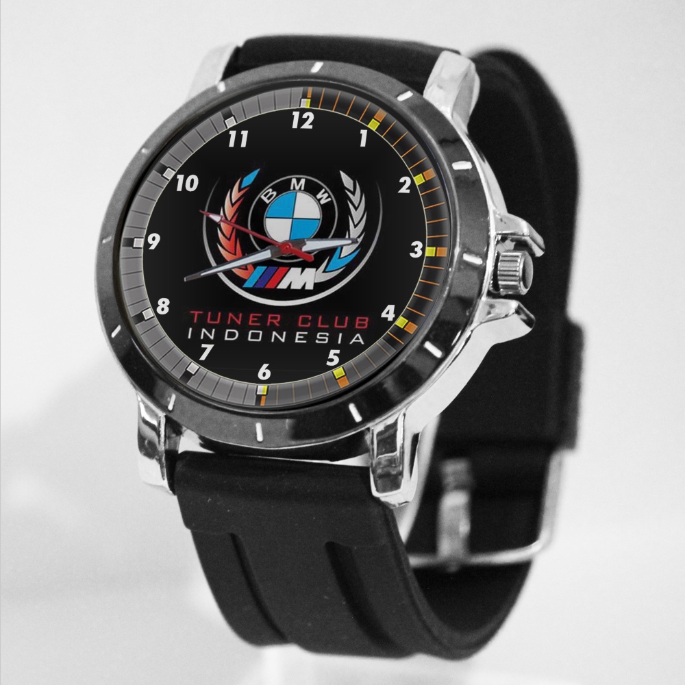 jam tangan custom bmw rubber terbaru