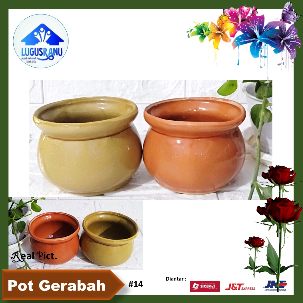 Pot Keramik Mini Asbak Keramik Hiasan Meja Rumah Pot Bunga Keramik Tanpa Lubang