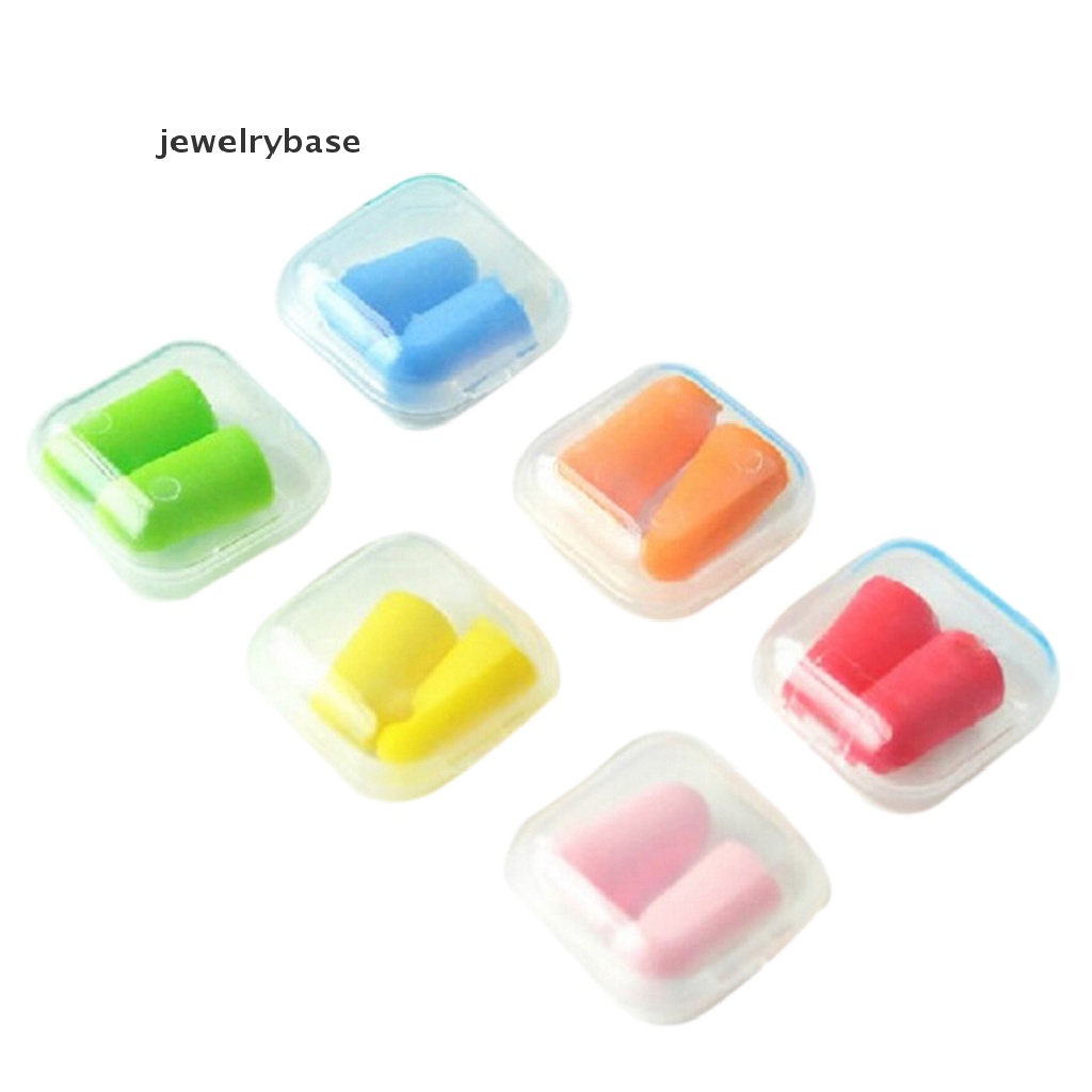 1 Pasang Ear Plugs Bahan Busa Warna Permen Untuk Tidur  Butikan Butik