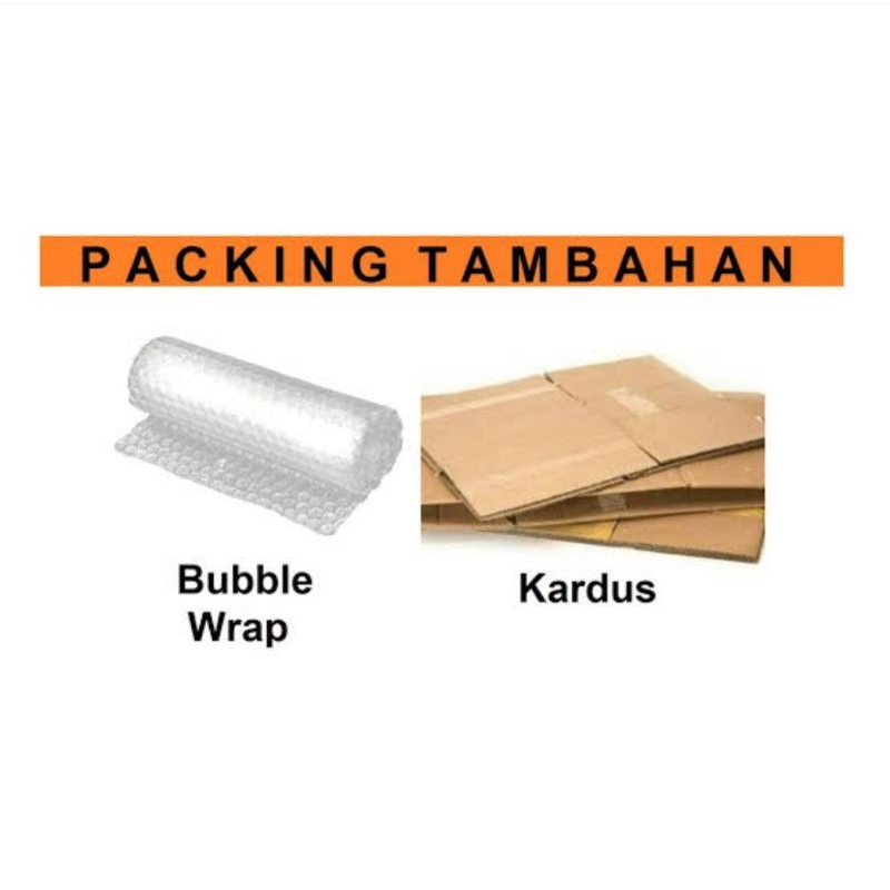 

Packing Tambahan Kardus dan Bubble Wrap Lebih Aman