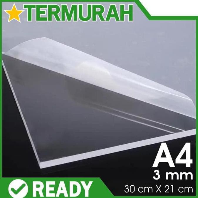 

acrylic akrilik lembaran potongan clear bening 3mm ukuran 30x21 cm a4 {TERMURAH Kode 1092
