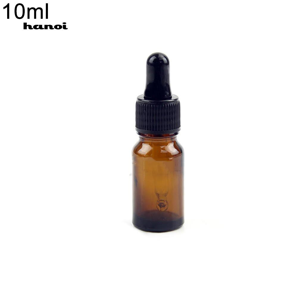 [Bayar Di Tempat]HN❤Mini 10ml-100ml Amber Glass Reagent Liquid Pipette Empty Bottle Eye Dropper