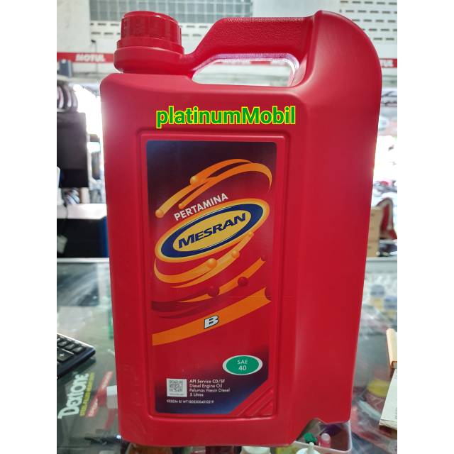 Oli Mesran B 5 liter 0sae 40 API CD / SF / Oli diesel 5 liter Pertamina